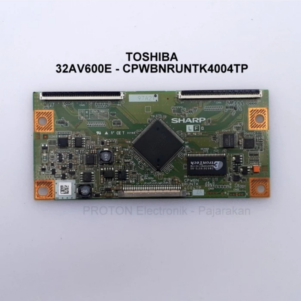 Tcon panel LCD Sharp HD TV TOSHIBA 32AV550E 32AV600E 32AV500PR 32AV501P 32VH3000 Tikon CPWBN RUNTK 4