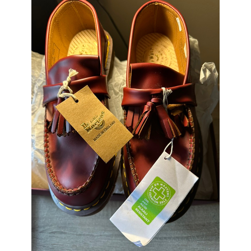 Dr. Martens Adrian Tassel oxblood Made In England 9 uk