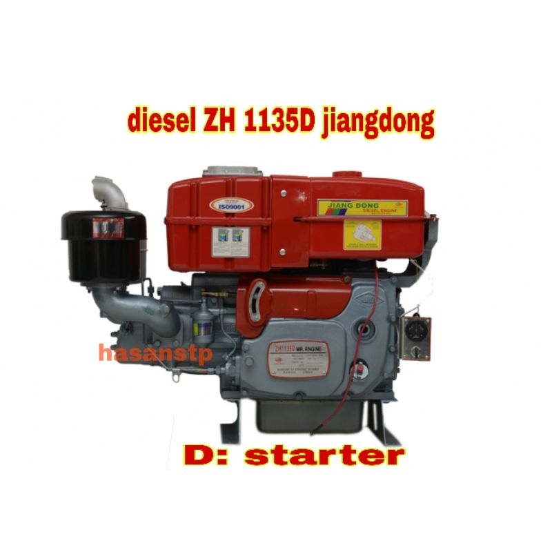 MESIN DIESEL ZH 1135D STARTER 35HP JIANGDONG