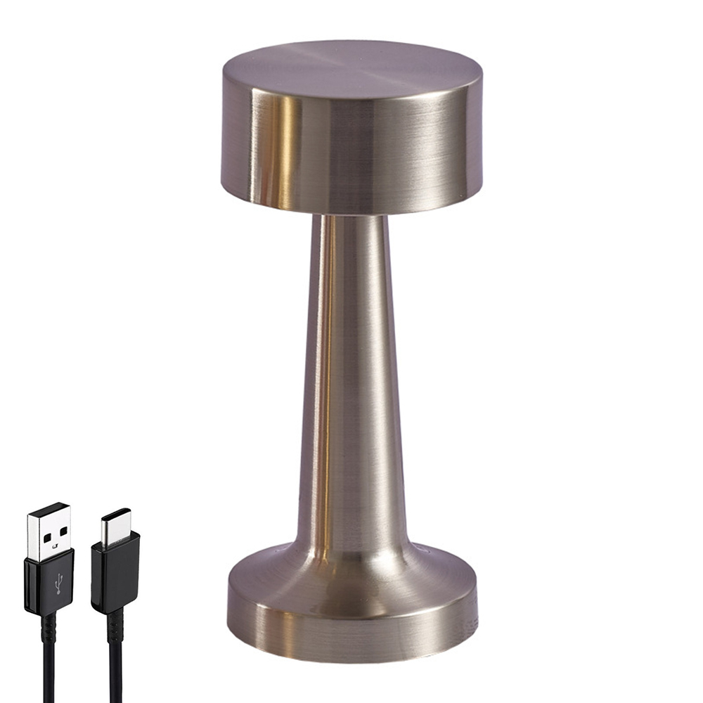 Lampu Meja Aesthetic Lampu Estetik Lampu Meja Portable LED Lampu Sensor Sentuh Lampu KTV Lampu Cafe 