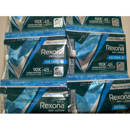 ✿ELYSABETHME✿ Rexona men sachet deo lotion ice cool