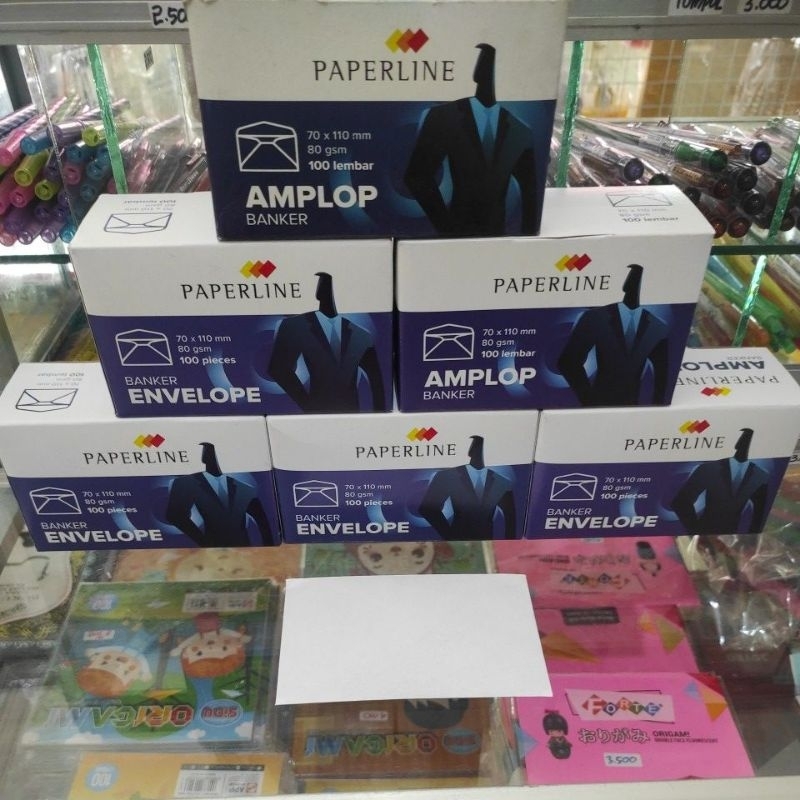 

Amplop PAPERLINE ukuran 70x110mm 1pak 100lembar