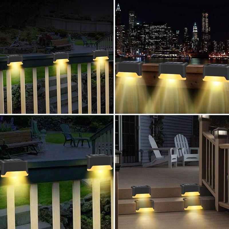 LAMPU LANTAI SOLAR DEK LED KOLAM TAMAN TERAS TANGGA PAGAR DEKORASI HALAMAN WATERPROOF TAHAN AIR DAN PANAS