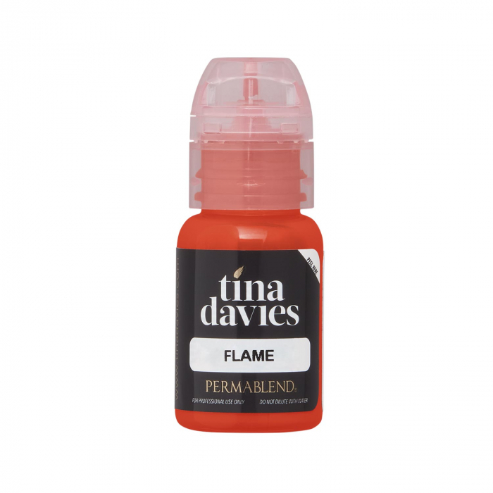 TINA DAVIES X PERMA BLEND FLAME / PermaBlend sulam alis USA 15ml