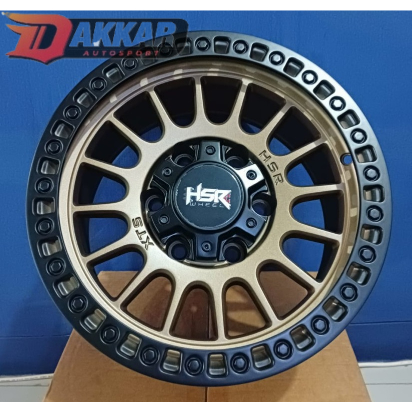 Velg Offroad Ring 15 Hardtop Blazer Strada Dll Tipe Xts05 Hsr R15 Warna Bronze Black