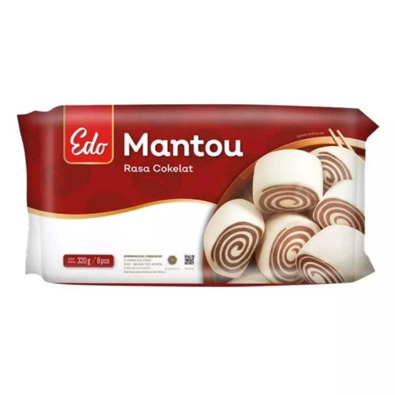 

Edo Mantou Rasa Coklat 320gr