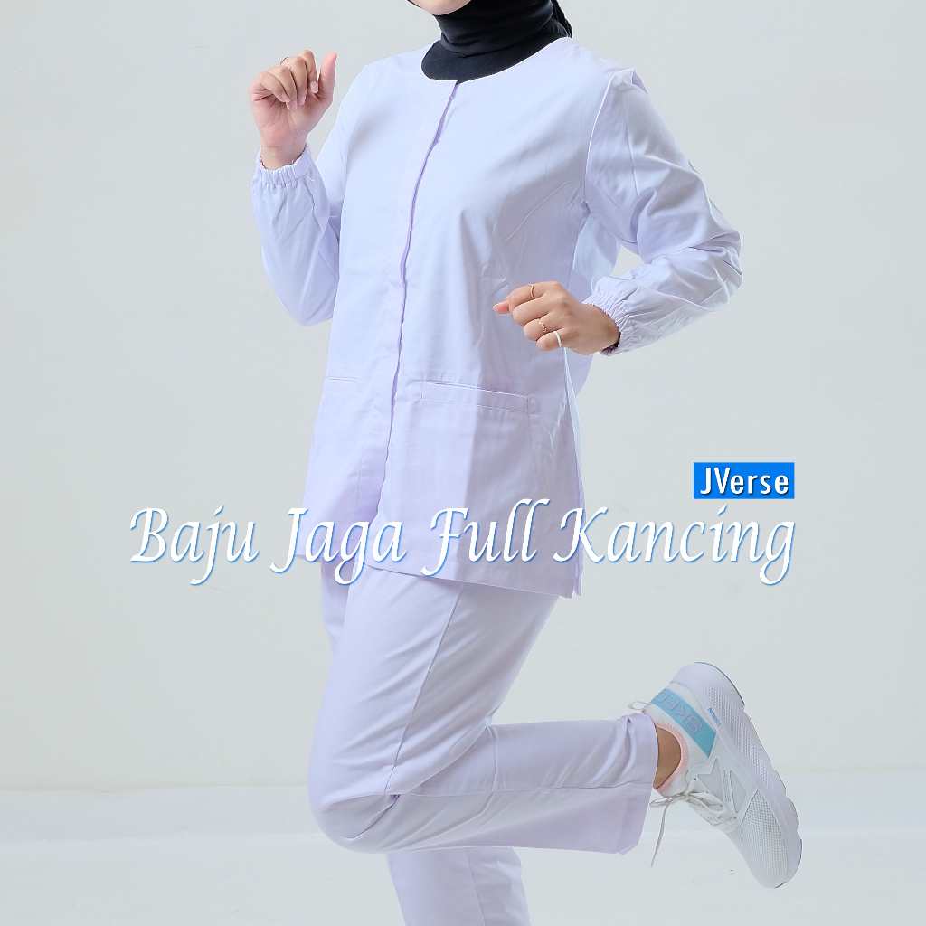 Baju Jaga FULL KANCING Slim Fit