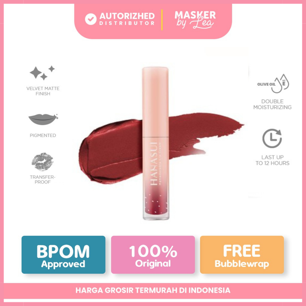 Hanasui Matterodable Lipcream - Lipcream Hanasui - BPOM
