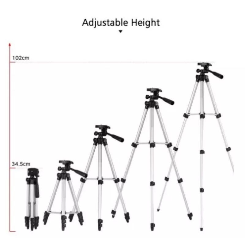 Tripod Hitam 3120 Handphone holder