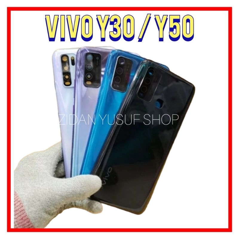 TULANG BEZZEL+ BACKDOOR VIVO Y30 Y50 Y30i  KESING CASING HOUSING FULLSET ORIGINAL