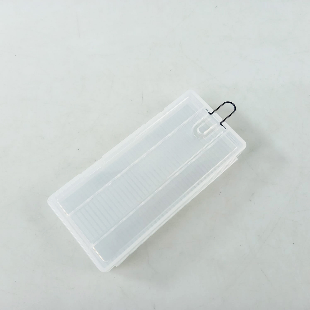 Tempat Baterai Eight Section PP Battery Storage Box - XCC-8 - Transparent