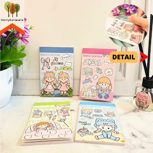 

Buku Sticker KL-CF A6 Isi Sticker Sweet Cewe Best Gift Stationery For School Alat Tulis Kantor Sekolah Ready Grosir Kado Ulang Tahun READY COD