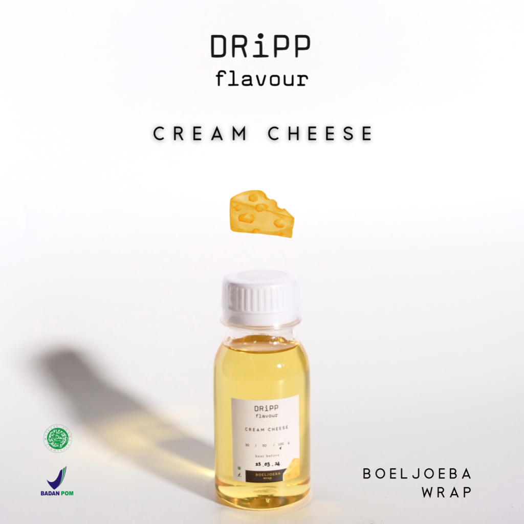 Dripp Cream Cheese Syrup Repack [30, 50, 100] g