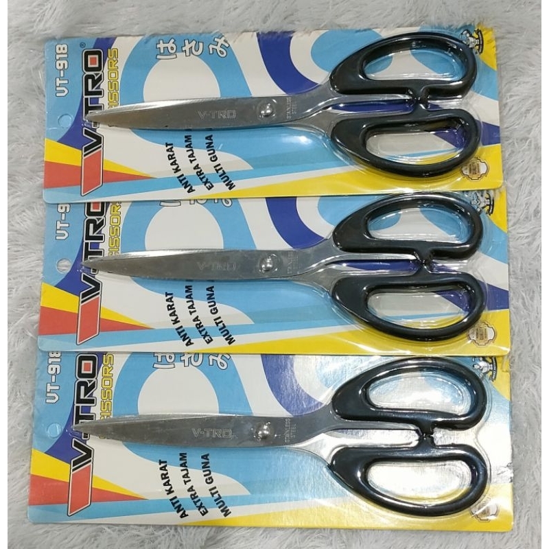Gunting kertas V-TRO STAINLESS STEEL UT-918 / 20 cm