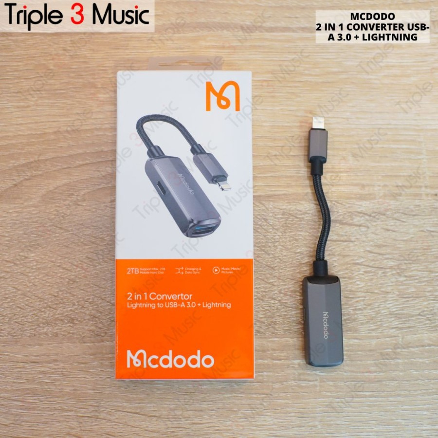 MCDODO CA 2690 CA2690 Lightning to USB 3.0 Female OTG audio data