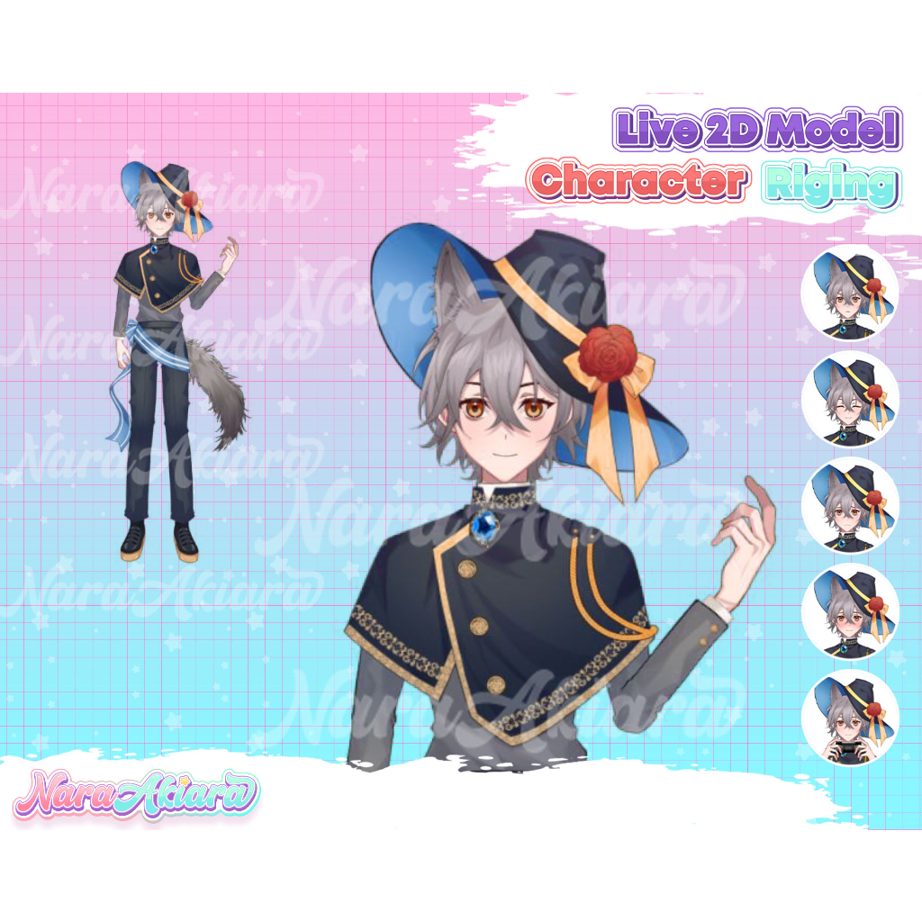 Pilih Karakter Anime Vtuber Model Live2D, Jadikan Streaming Anda Luar Biasa, Avatar Anime, Karakter 