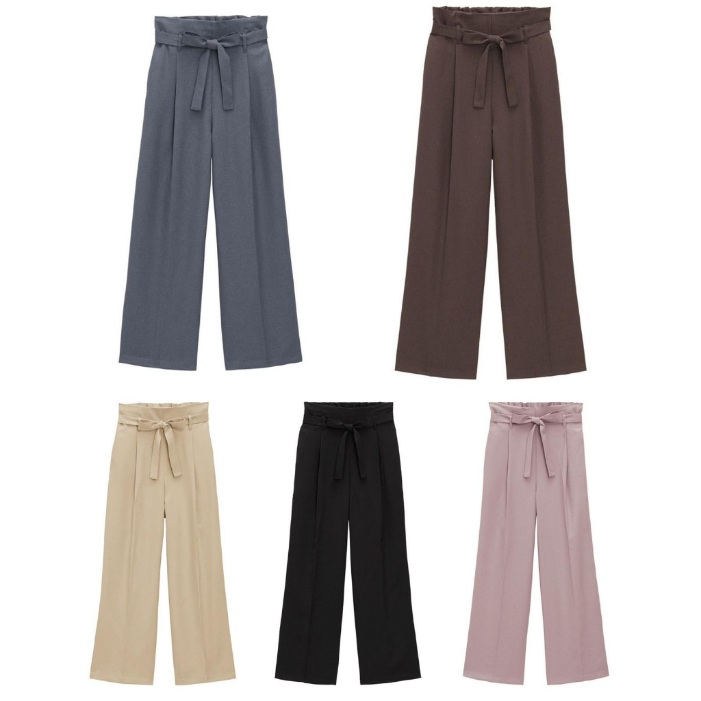 GU Belt Tuck Straight Pants