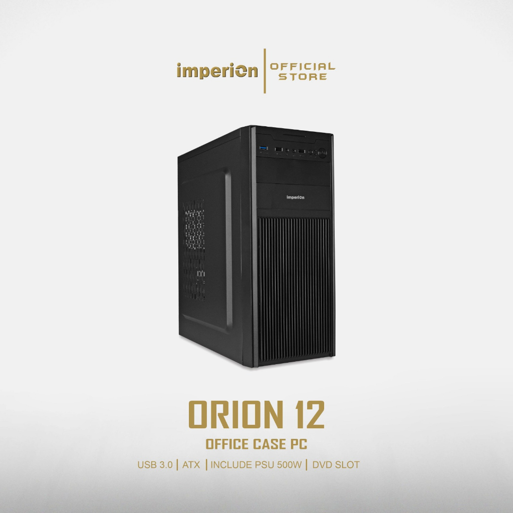 Imperion Orion 12 PC Case ATX PSU + Rear Fan 80mm included