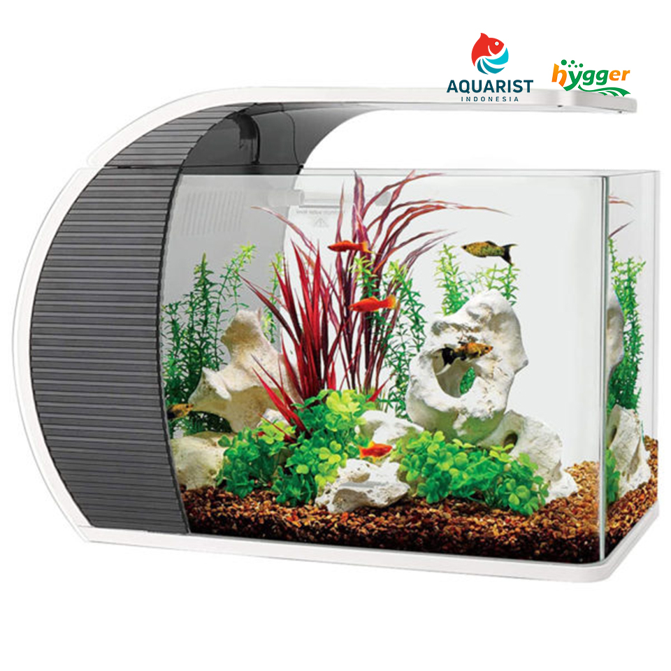 Hygger Aquarium 19 L / Aquarium Mini Dengan FIlter Set Lengkap