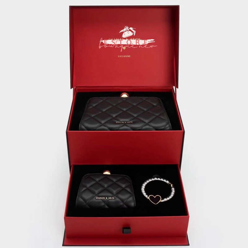 Gift Set Mini Quilted Chain With Box