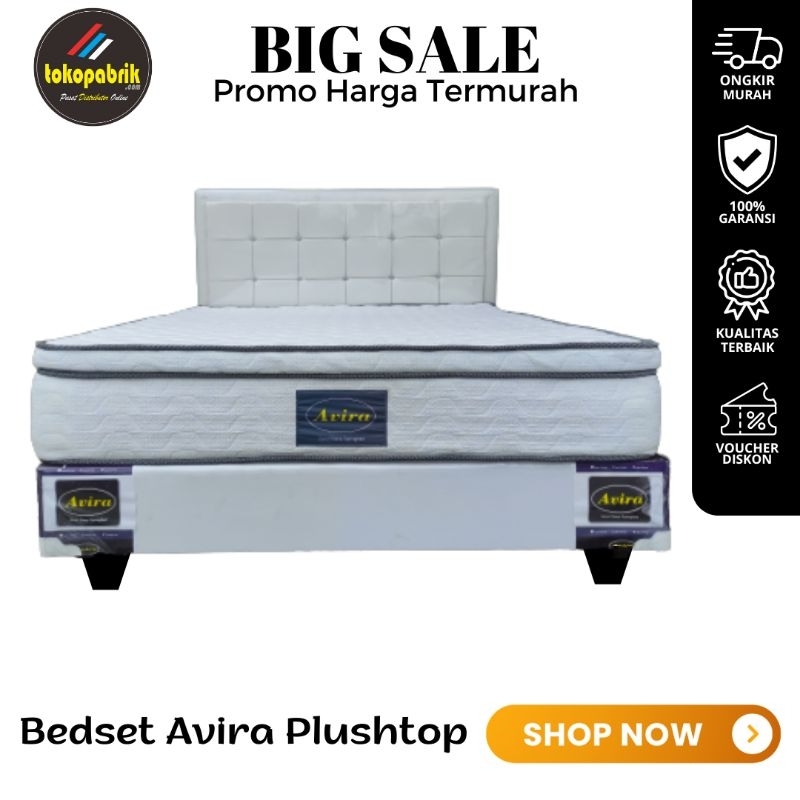 Set Divan dan Springbed Avira No 1 ukuran 160x200 / Dipan dan Springbed Ukuran 160x200 harga termura