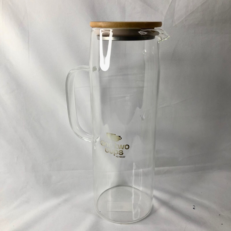 [OBRAL RIJEK] Teko Kaca Teh Pitcher Borosilicate Glass 1.38L - YS-6337