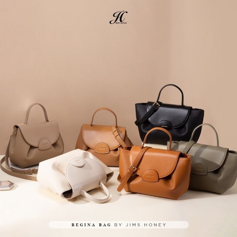 Jims Honey Tas Selempang Regina Bag Daily - Tas Wanita Kulit Murah Minimalis Unik