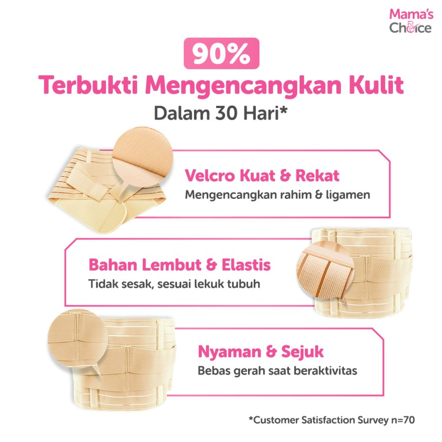 Korset Melahirkan | Postpartum Adjustable Corset Mama's Choice (Korset Ibu Melahirkan/Gurita Ibu Melahirkan setelah Cesar))