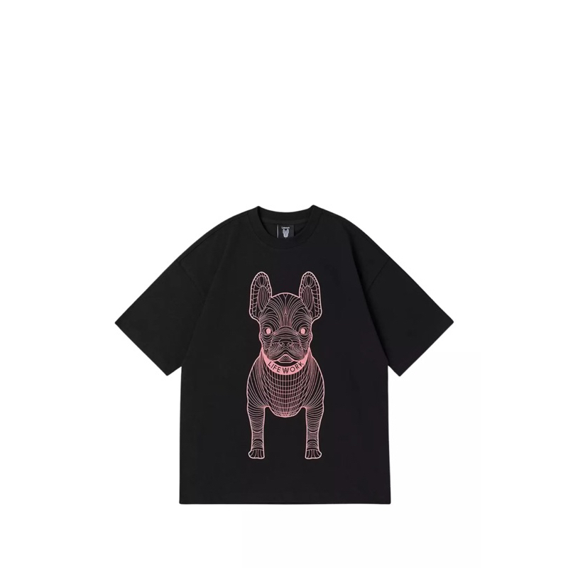 Life Work Big Radog T-Shirt Multi Black