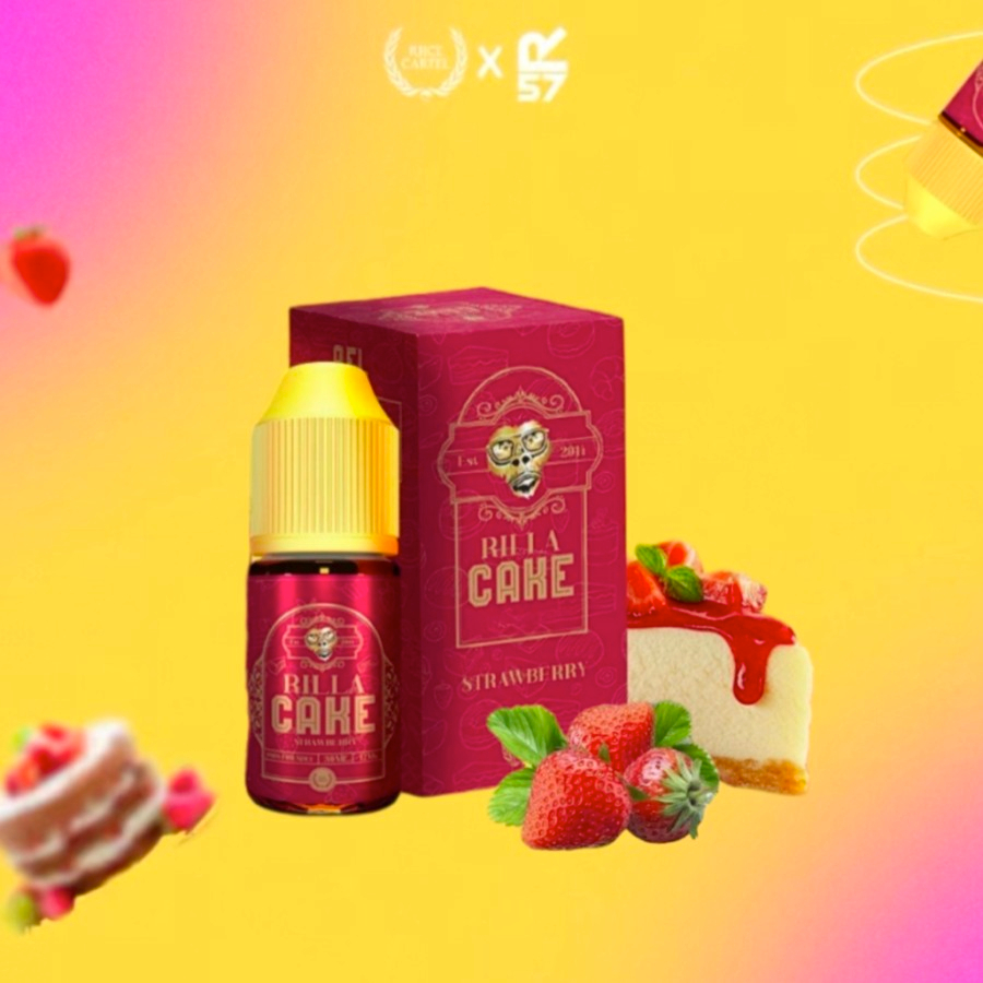 LIQUID 30ML RILLA CAKE V2 STRAWBERRY 12MG