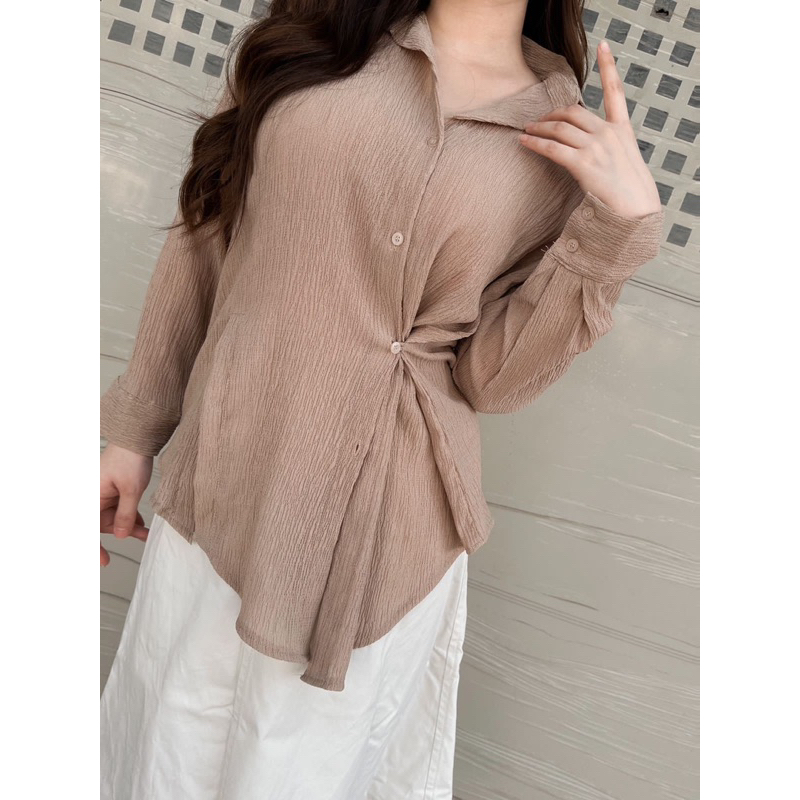 Elvina Basic Shirt | Kemeja Keren | kemeja Yunik