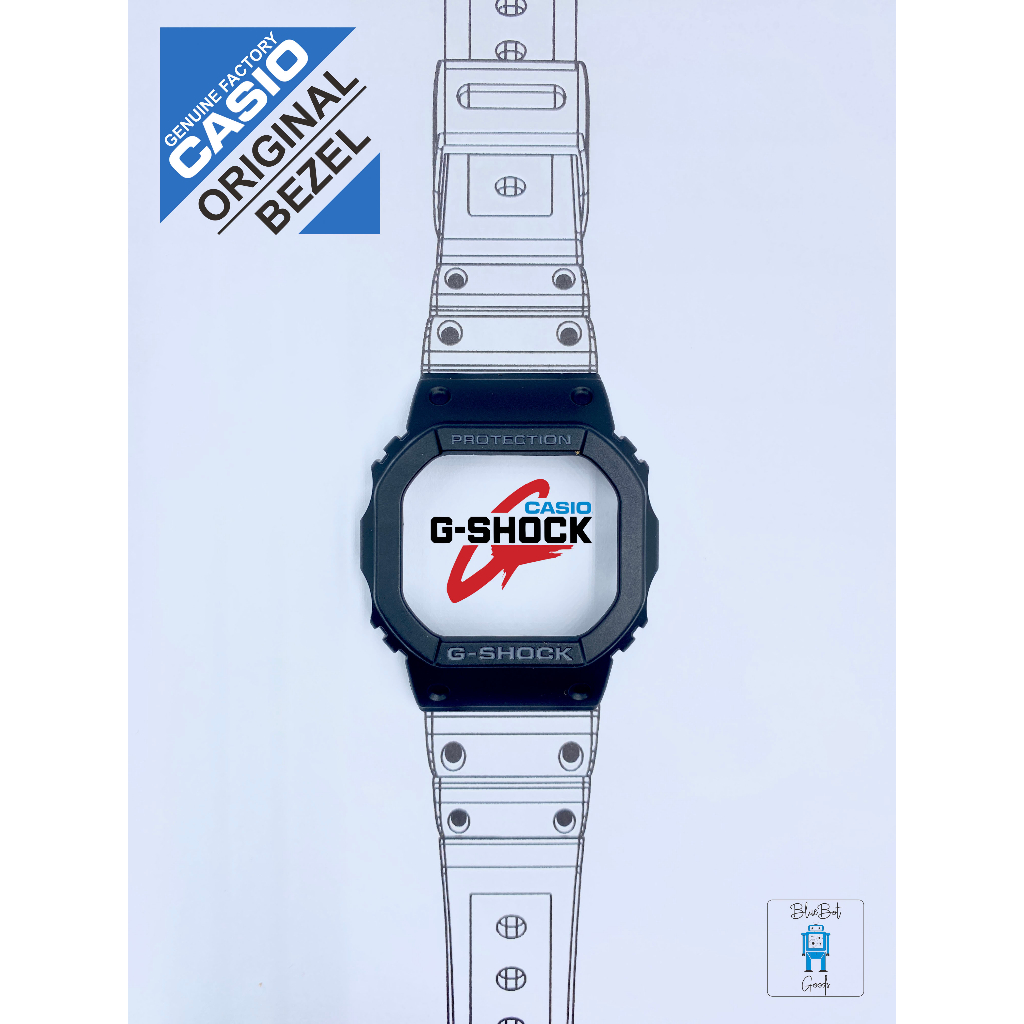 Bezel Casio G-shock original parts DW5600HR DW5600TCB square watch