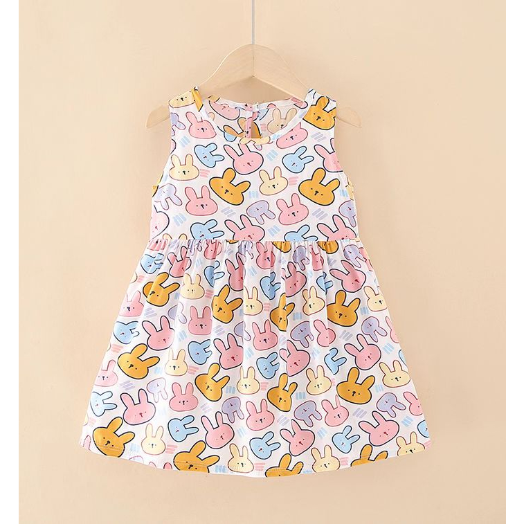 UNIKID DRESS KUTUNG KOREA BAYI DAN ANAK PEREMPUAN BAHAN KATUN IMPORT