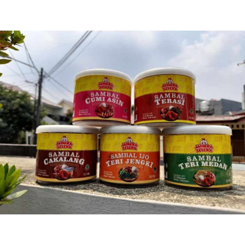 

Sambal Jawara Selera / Cumi Asin / Cakalang / Teri Jengki / Teri medan / Terasi