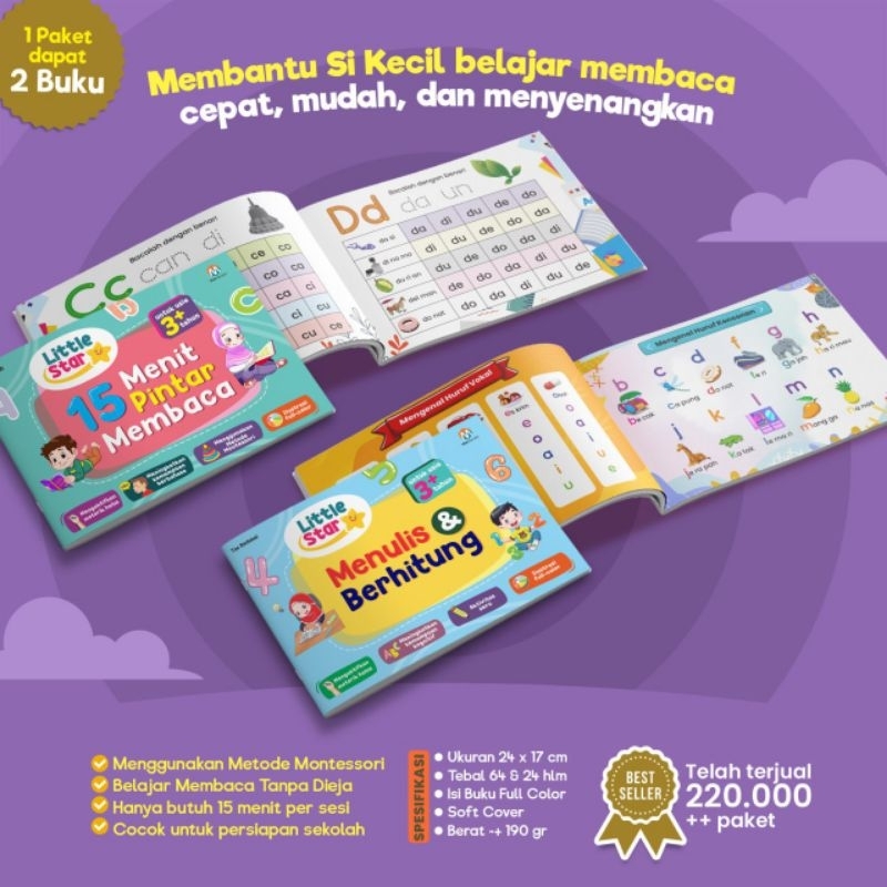 Buku Pintar Membaca Ala Montessori