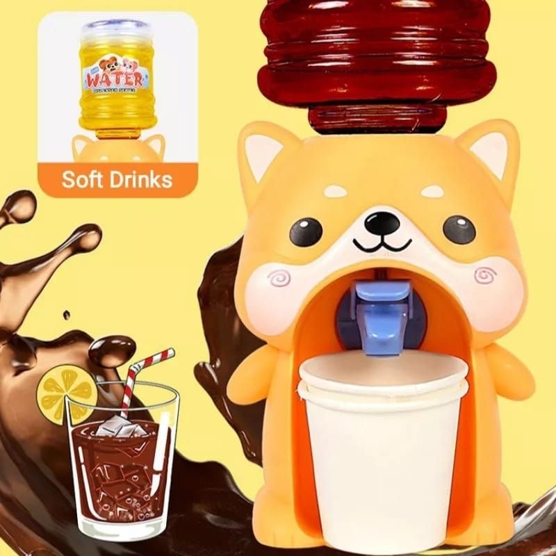 DISPENSER MINI ANAK GRATIS GELAS | Galon Kecil Anak2 Belajar Minum Mug Cangkir | Alat Minum Mpasi Bayi | Botol Air Putih AnakAnak | Mainan Anak Hewan | Gelas Minuman Kecil Size Traveling