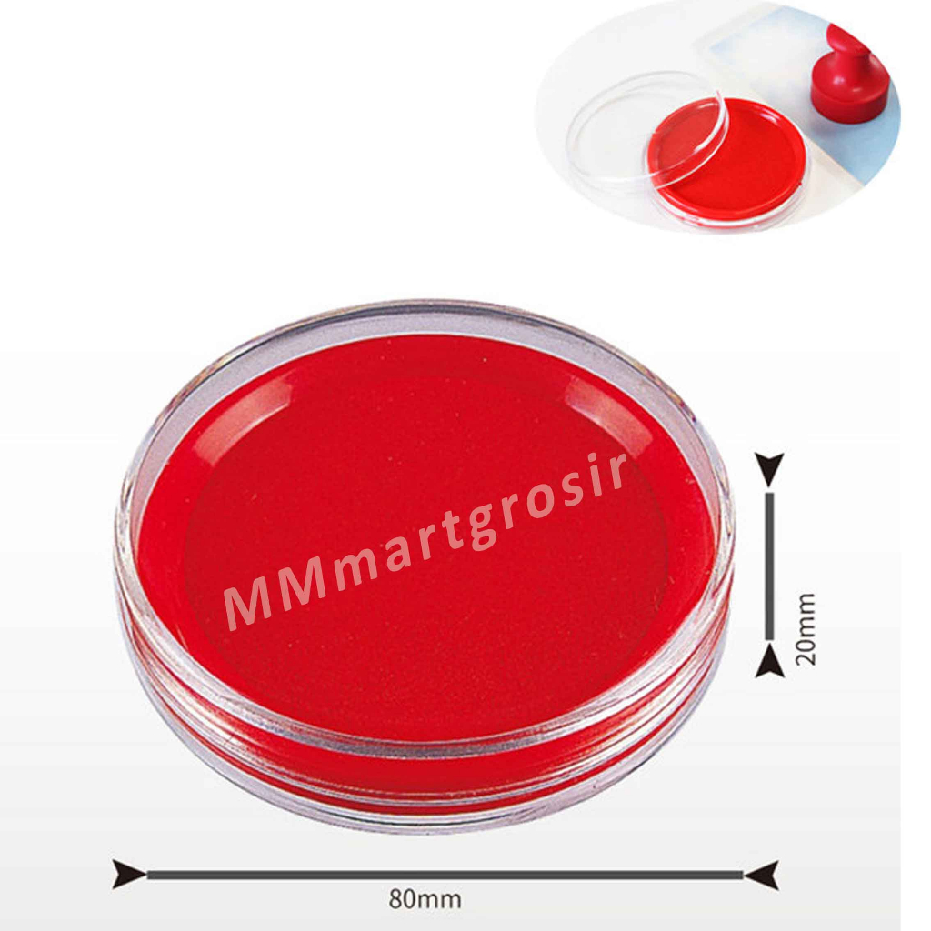 Huajie Stamp Pad / Alas Tinta / Stempel Bulat / Stamp Pas H-015