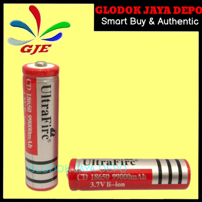 BATERAI CAS SENTER ULTRAFIRE 9900MAH 3,7V 18650