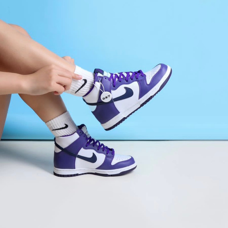 Dunk High Purple Midnight Navy