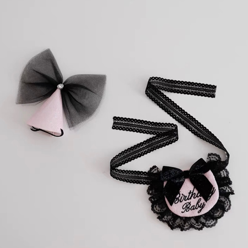Bib Ulang Tahun Anjing Kucing | Topi Pesta Anjing