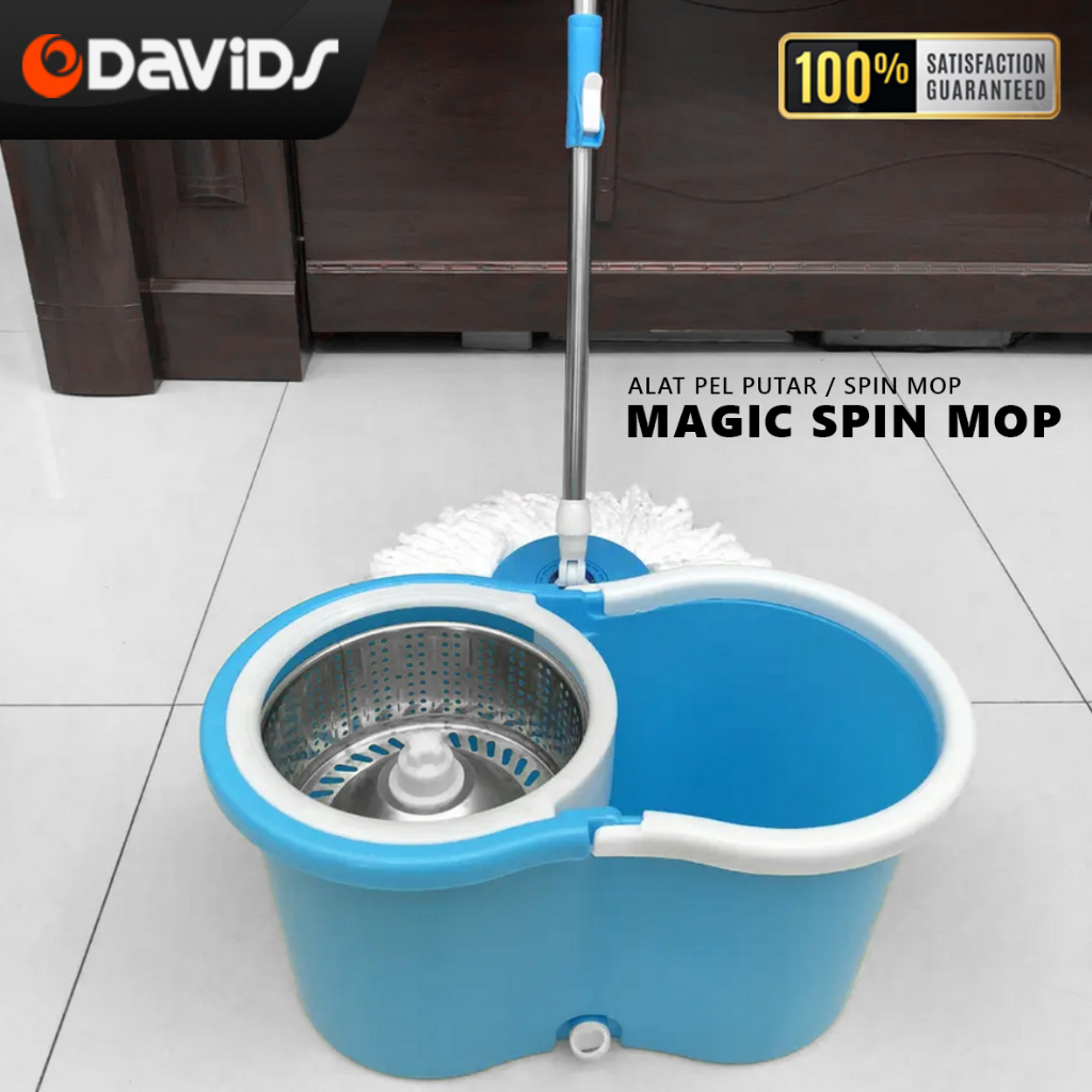 Alat Pel Pelan Lantai Ultra Mop Praktis Tanpa Peras Otomatis Serbaguna Magic Nagako