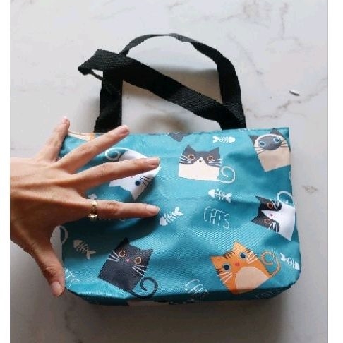 Tas serbaguna dompet bahan Nilon lentur