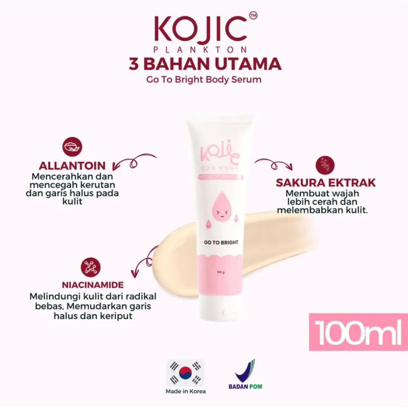 KOJIC PLANKTON GO TO BRIGHT BODY SERUM / Body Serum Kojic Plankton