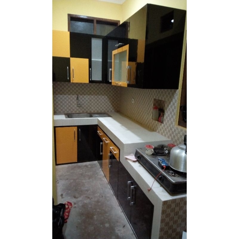 kitchen set minimalis murah.
