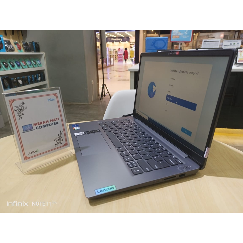 LAPTOP LENOVO IDEAPAD SLIM 3I 14 INTEL I7 1165G7 20GB 1TB IRIS XE 14&quot; FHD FP WIN11HOME ARCTIC GREY ORIGINAL TERMURAH BERKUALITAS