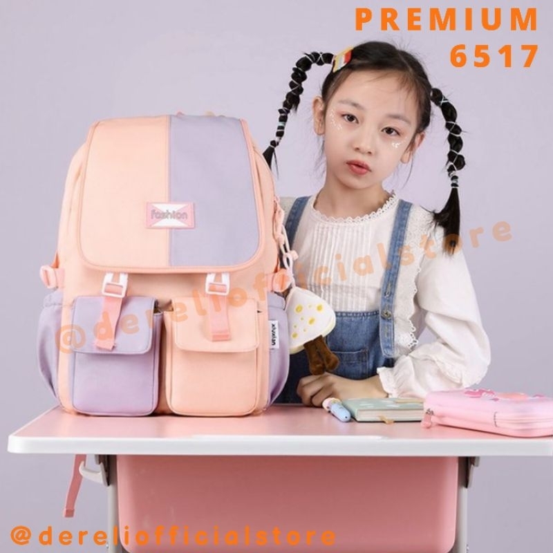 

Donesubego - Tas Ransel Korea Premium Wanita Pria Model Kekinian Pastel Watercolor Estetik SD SMP