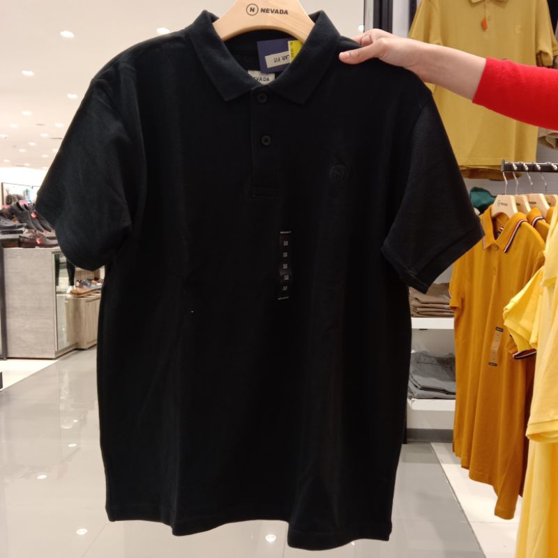 KAOS POLO SHIRT MOTIF POLOS kaos polo Nevada lengan pendek ORI