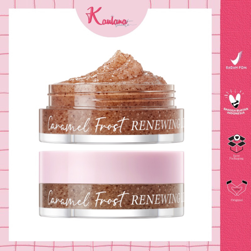 BARENBLISS Caramel Frost Renewing Lip Scrub