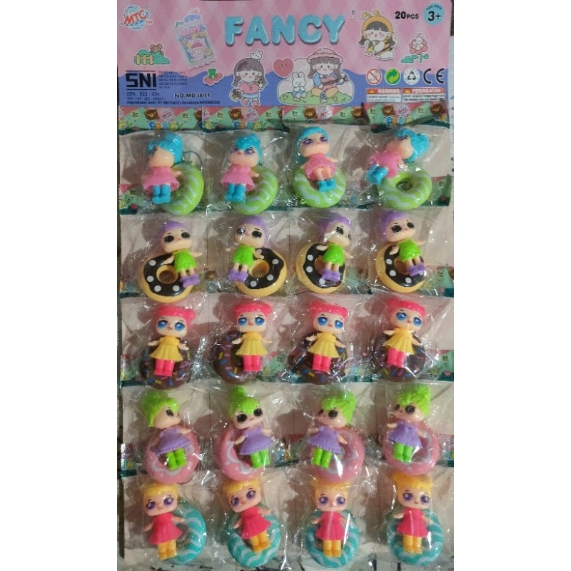 Mainan Fk Gk Donat Plus Boneka Lol set 20pc