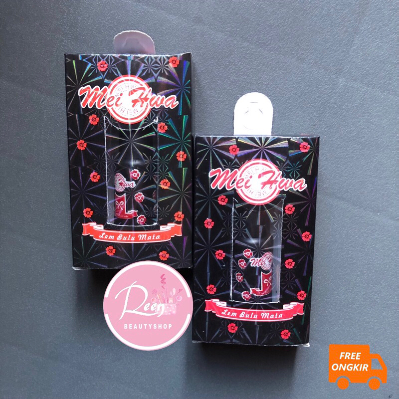 Lem Bulu Mata Mei Hwa Hitam Pekat Lem Bulu Mata Bagus Terjangkau